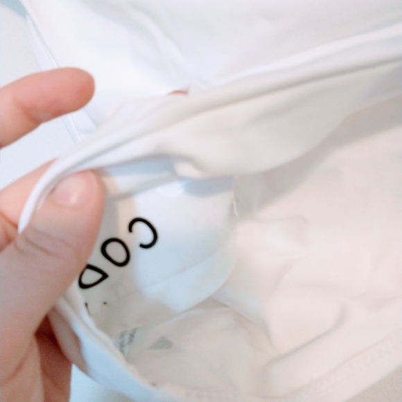 NWT Code B Baja bottoms white bikini bottoms size 3, which is equivalent to a si - Picture 5 of 6